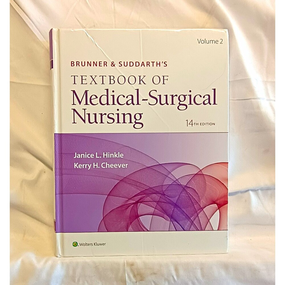 Brunner & Suddarth's Med-Surg Nursing 14th Ed Vol 2 Hardcover 2017